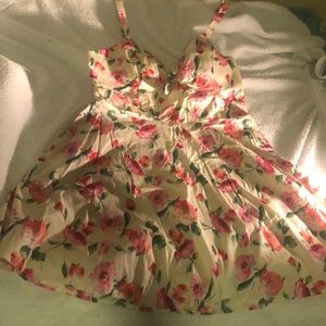 A fit and flare dress